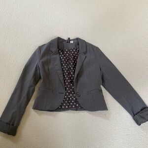Gray Short Blazer